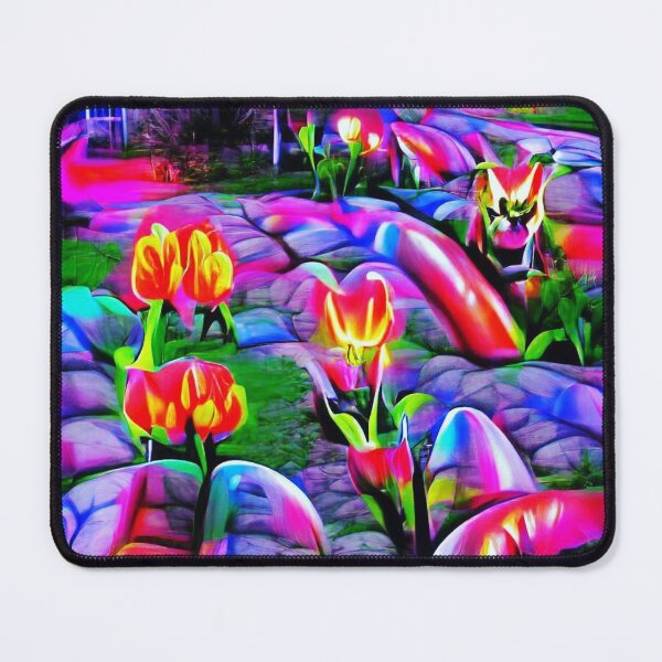 Item preview, Psychedelic Tulip Garden  designed and sold by CSturgill2.