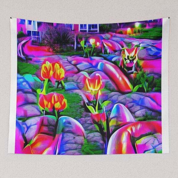 Item preview, Psychedelic Tulip Garden designed and sold by CSturgill2.