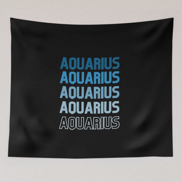 Item preview, Faded Aquarius Zodiac Sign designed and sold by Hellofriendco.