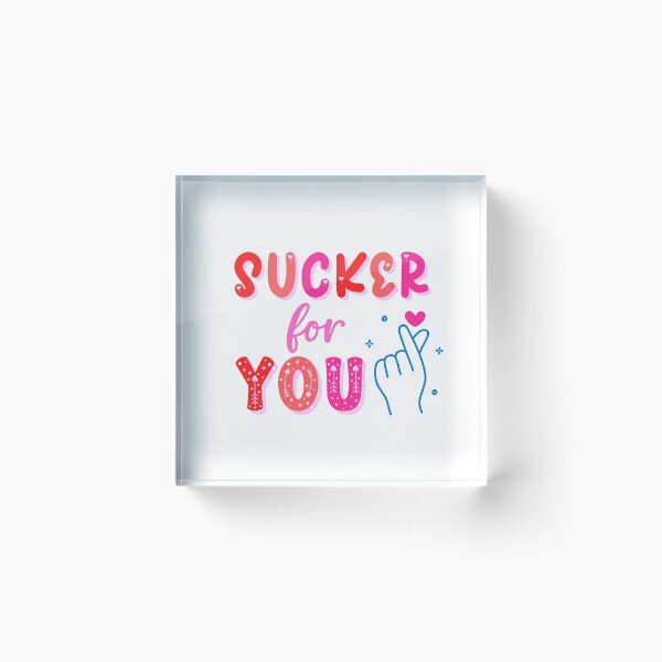 Item preview, Sucker For You, Korean Finger Heart, Valentine's Day, Cute Lover Gift designed and sold by 732Studio.