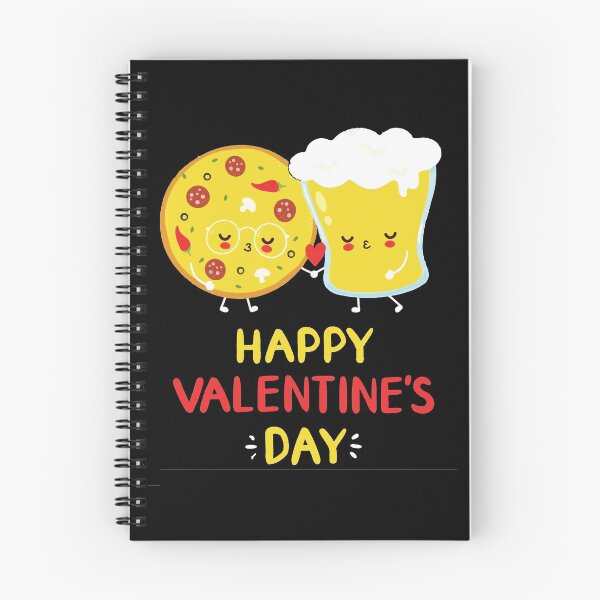 Item preview, Aesthetic Valentines With Pizzas and Beers designed and sold by monica1059.