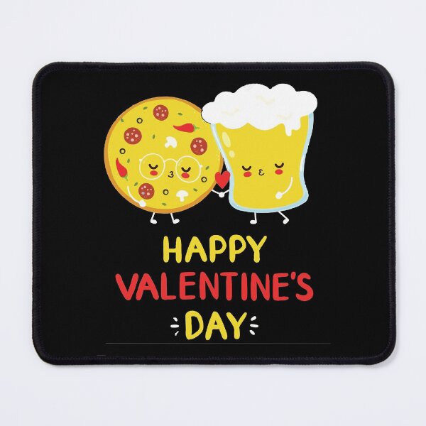 Item preview, Aesthetic Valentines With Pizzas and Beers designed and sold by monica1059.