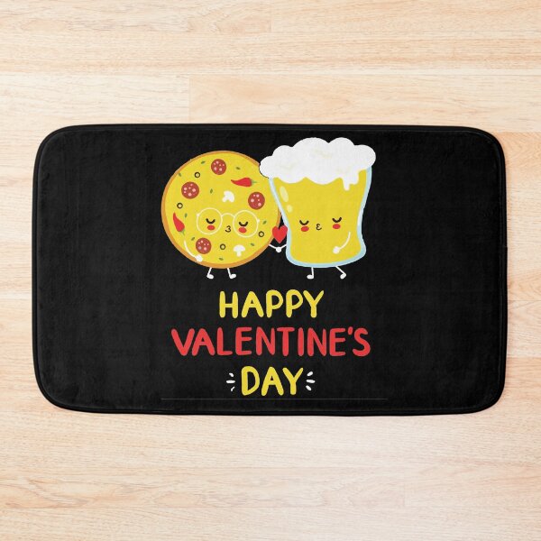 Item preview, Aesthetic Valentines With Pizzas and Beers designed and sold by monica1059.