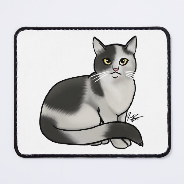 Item preview, Cat - British Shorthair Black and White Cat designed and sold by Jennifer Stolzer.