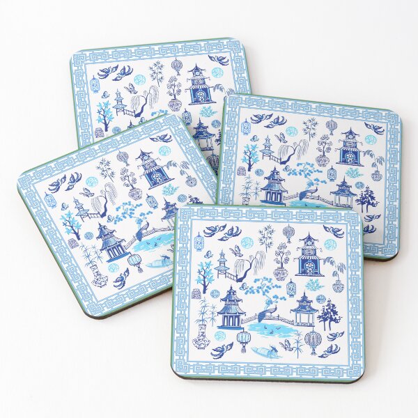 Item preview, Blue Willow & Ginger jar designed and sold by Yunihadi.