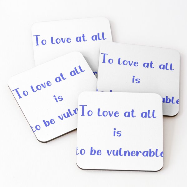 Item preview, To Love At All Is To Be Vulnerable Valentine Day designed and sold by GoneFre.