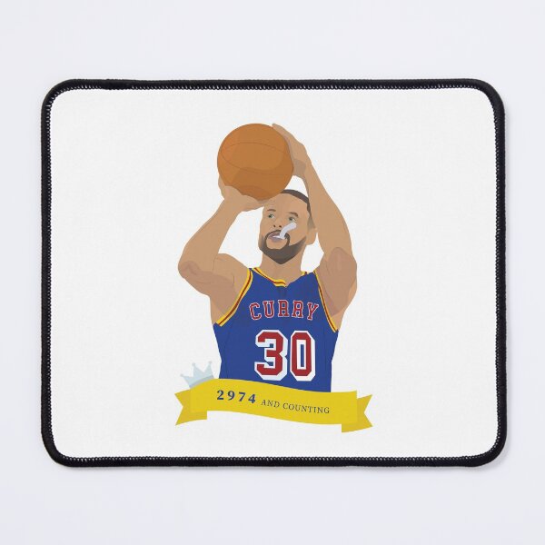 Item preview, Stephen Curry - 3 point record basketball sticker and products designed and sold by marj-t-designs.