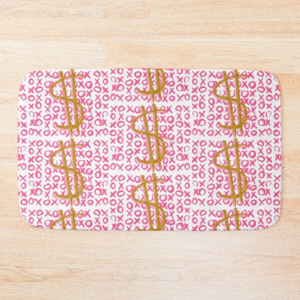 Item preview, Preppy Pink and Gold XO Money Sign designed and sold by brookiecookie37.