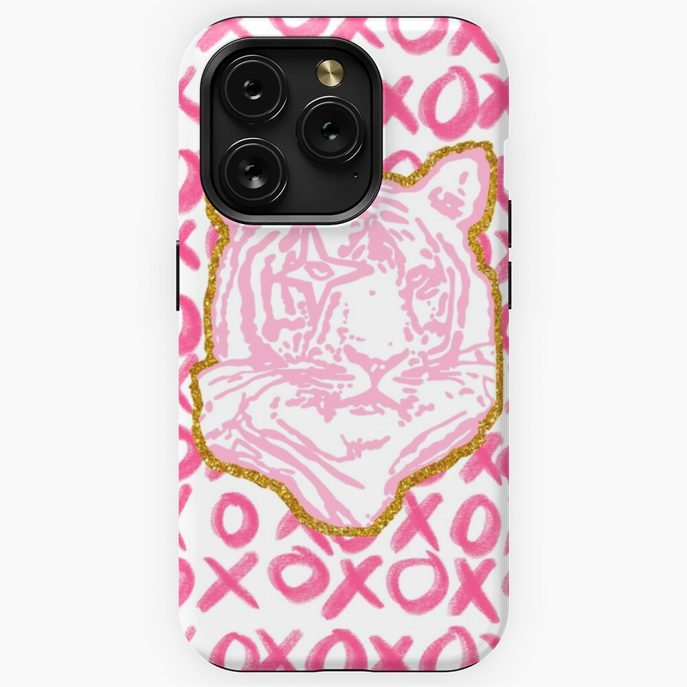 Preppy Pink and Gold XO Money Sign iPhone Case for Sale by brookiecookie37