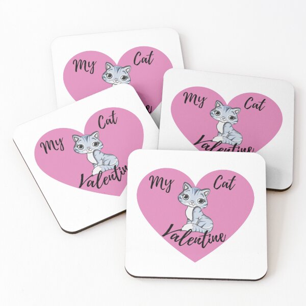 Item preview, My Cat Is My Valentine - Kitty Valentine designed and sold by Digitalme Designs.