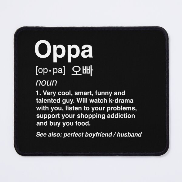 Item preview, Oppa Korean Definition Funny Boyfriend Husband Kdrama designed and sold by JustLivinLife.