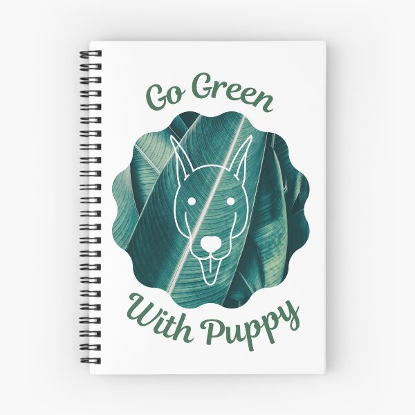Item preview, Go Green With Puppy designed and sold by kucingmaikan.