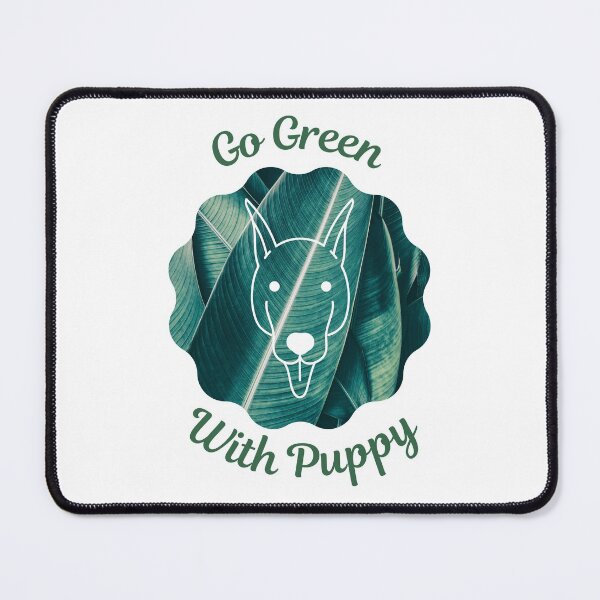 Item preview, Go Green With Puppy designed and sold by kucingmaikan.