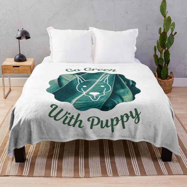 Item preview, Go Green With Puppy designed and sold by kucingmaikan.