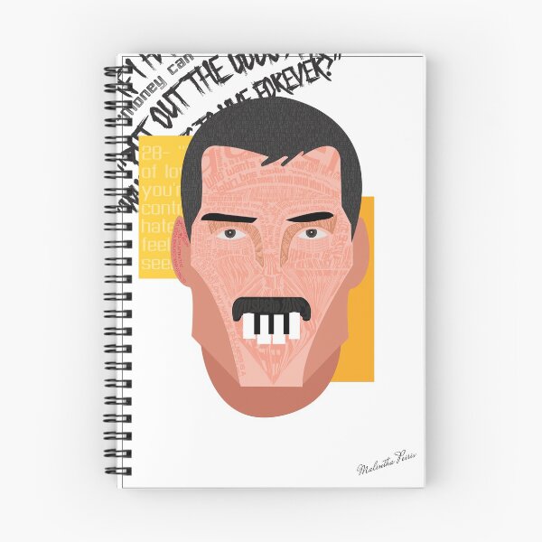 Item preview, Freddie typography portrait with simplified illustration   designed and sold by Malintha Peiris.