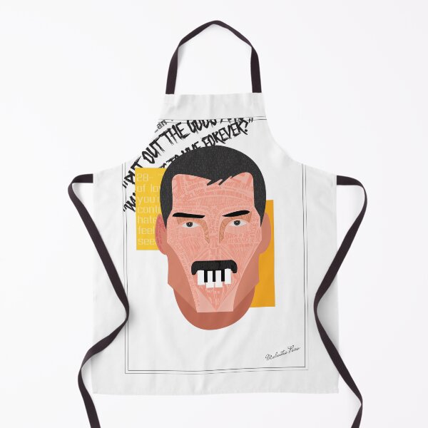 Item preview, Freddie typography portrait with simplified illustration   designed and sold by Malintha Peiris.