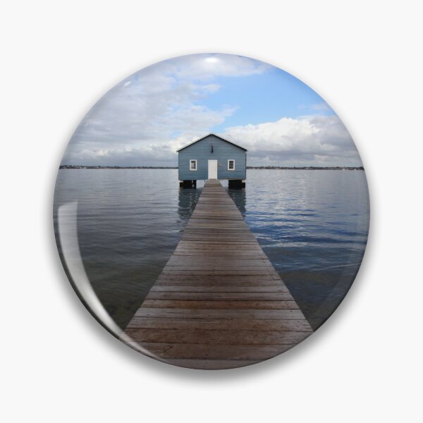 Item preview, Perth Iconic Boat Shed on the Swan River  designed and sold by sticker-vault.