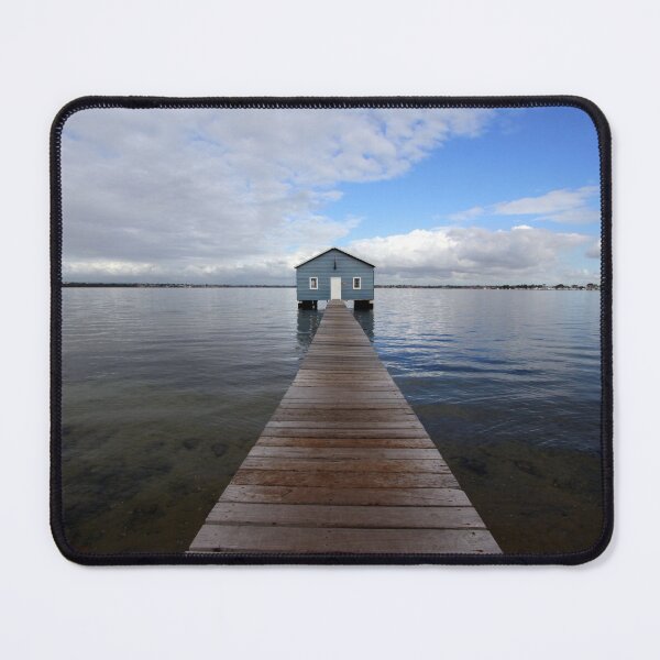 Item preview, Perth Iconic Boat Shed on the Swan River designed and sold by sticker-vault.