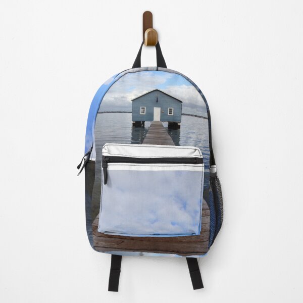 Item preview, Perth Iconic Boat Shed on the Swan River designed and sold by sticker-vault.