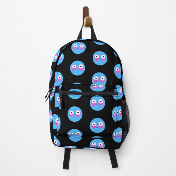 Item preview, Sad Blue Emo Smiley With Pink Tears designed and sold by SubtleSplit.