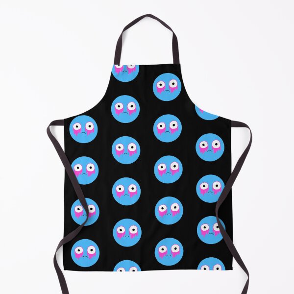 Item preview, Sad Blue Emo Smiley With Pink Tears designed and sold by SubtleSplit.