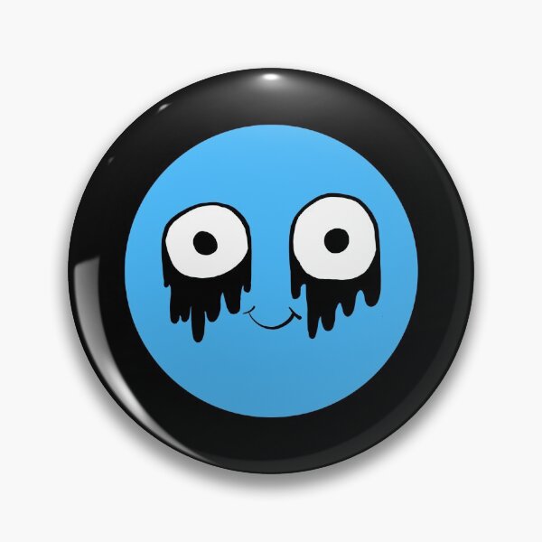 Item preview, Happy Blue Emo Smiley With Runny Black Mascara Tears  designed and sold by SubtleSplit.