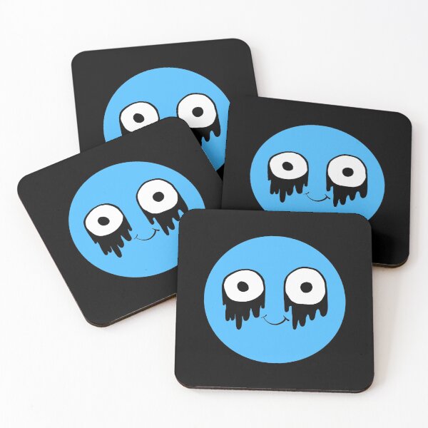 Item preview, Happy Blue Emo Smiley With Runny Black Mascara Tears  designed and sold by SubtleSplit.