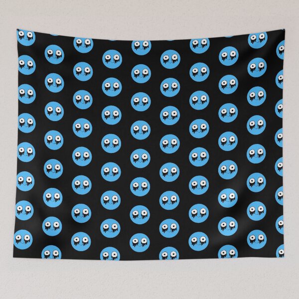 Item preview, Happy Blue Emo Smiley With Runny Black Mascara Tears  designed and sold by SubtleSplit.