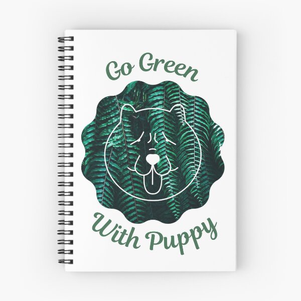 Item preview, Go Green With Puppy designed and sold by kucingmaikan.