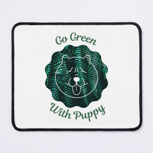Item preview, Go Green With Puppy designed and sold by kucingmaikan.