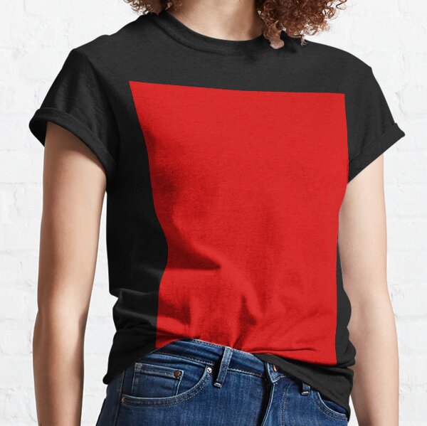 RED | Solid Color Art~Design Classic T-Shirt