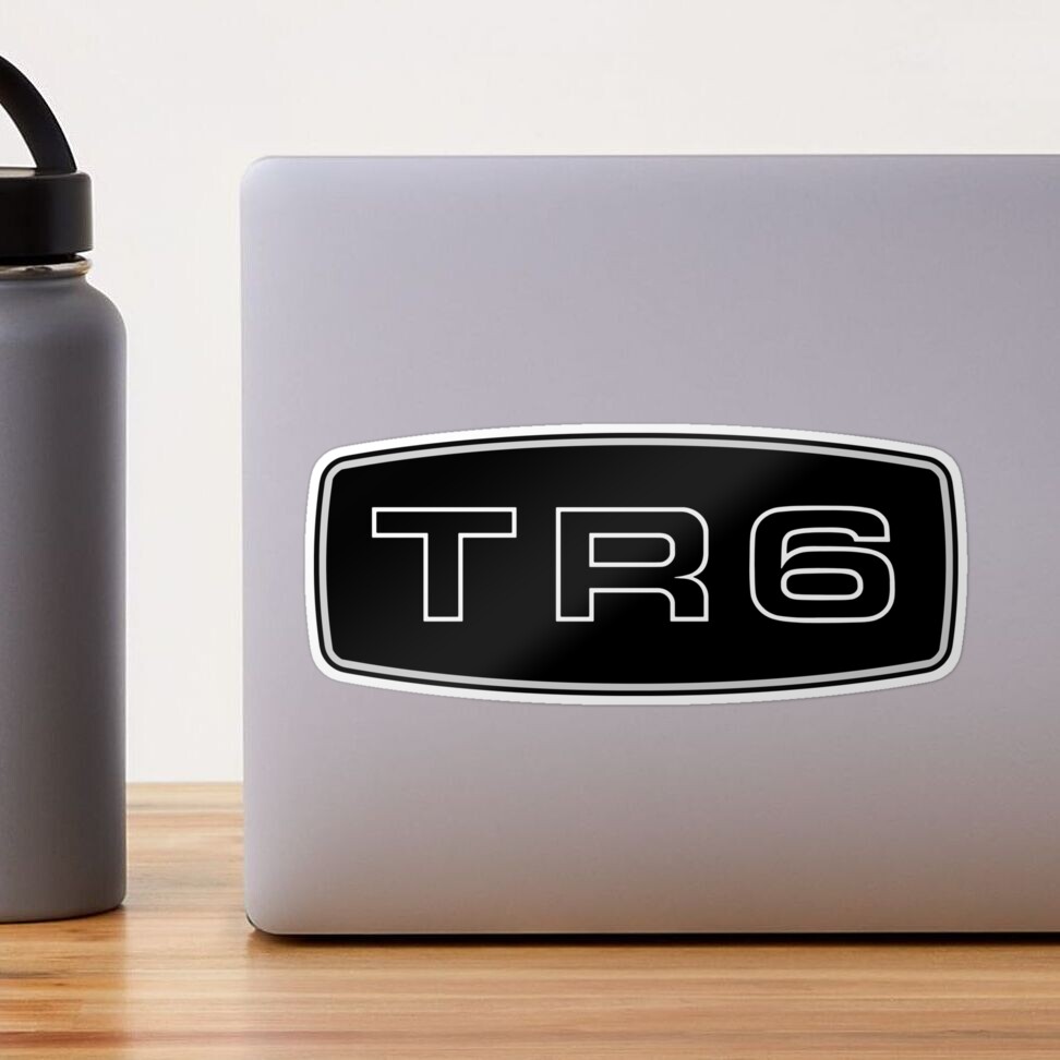 Triumph TR6 Grille Emblem  Sticker for Sale by CellularSong