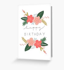 Fiona Happy Birthday/Greetings Card Greeting Card