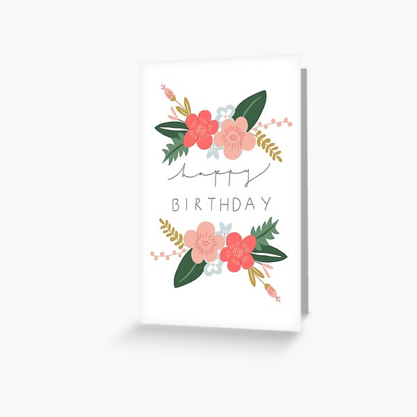 Fiona Happy Birthday/Greetings Card Greeting Card
