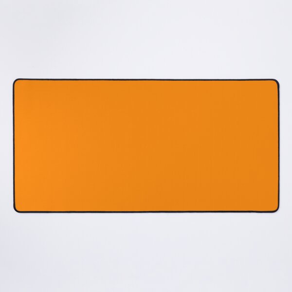 ORANGE | Solid Color Art~Design Desk Mat