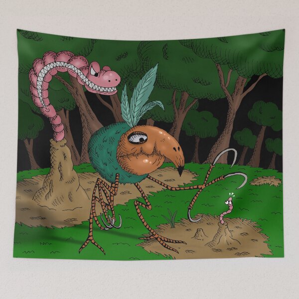 Item preview, The Early Worm Catches the Bird designed and sold by Goodlydraws100.