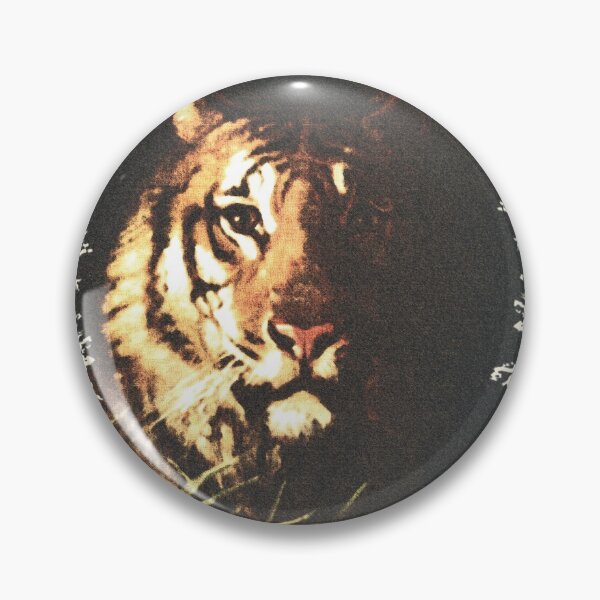 Artikelvorschau, Tiger in den Mondlichtschatten - Grunge Texture entworfen und verkauft von pixelspantry.