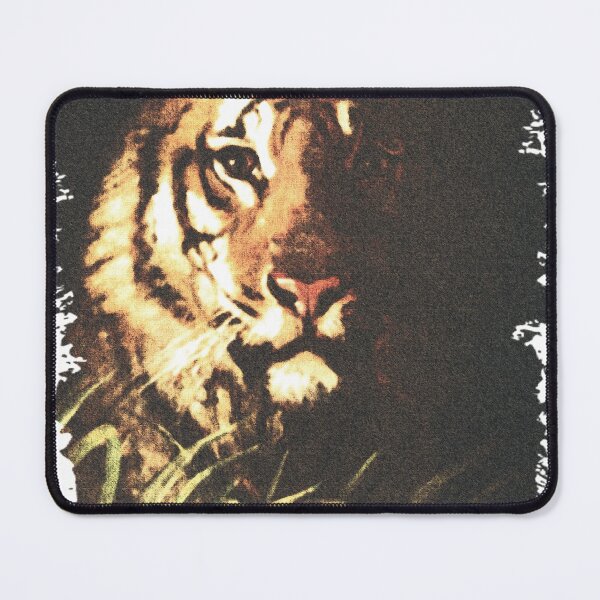 Item preview, Tiger in the Moonlight Shadows - Grunge Texture designed and sold by pixelspantry.