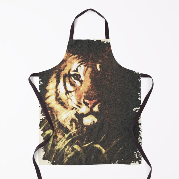 Item preview, Tiger in the Moonlight Shadows - Grunge Texture designed and sold by pixelspantry.