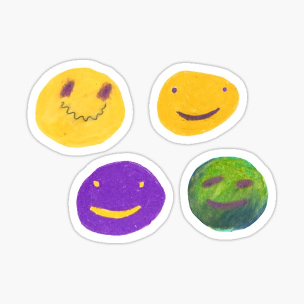 Cursed Smile Emoji Sticker for Sale by Michael Maiato