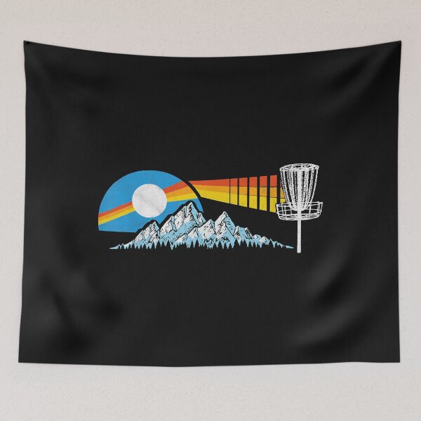 Artikelvorschau, Disc Golf Distressed Mountains & Sun 80s Vintage entworfen und verkauft von Joni23414.