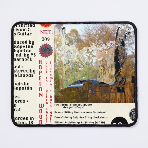 Item preview, duet for pitch shifted theremin & bass guitar album cover designed and sold by braesrecords.