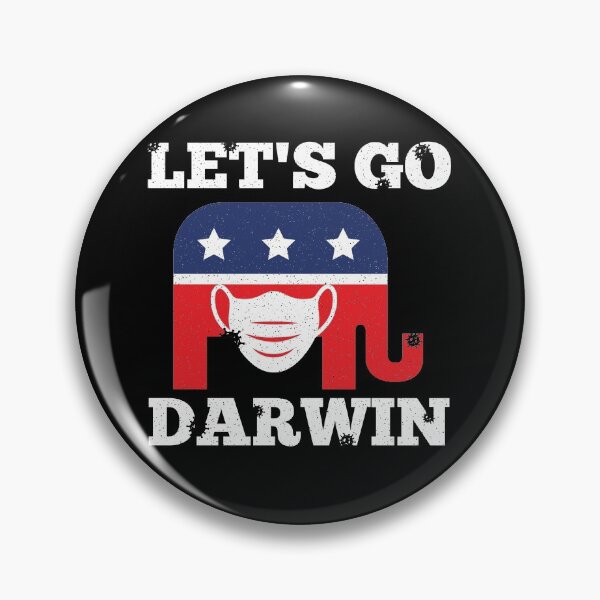 Item preview, Funny Lets Go Darwin Meme, No Mask Republican Elephant designed and sold by Skewdd.