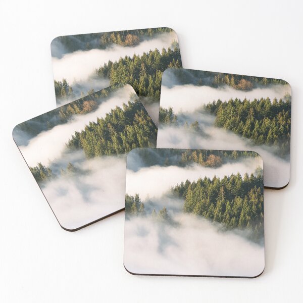 Item preview, Fog in The Valley of The Black Forest at Sunset designed and sold by ONORMAL.