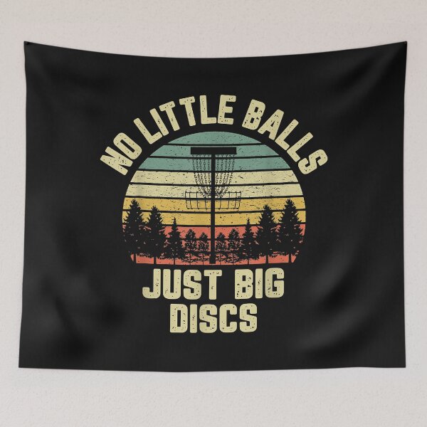 Artikelvorschau, Disc Golf Funny Retro No Little Balls Disc Golf Gift entworfen und verkauft von Joni23414.