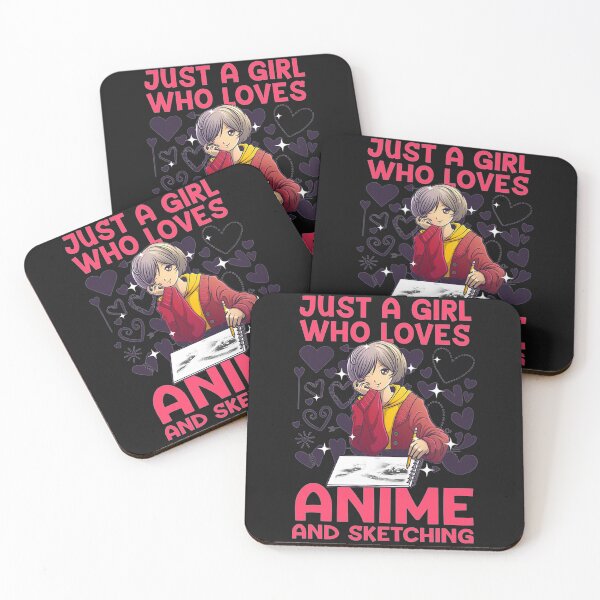 Item preview, Anime Art For Women Teen Girl Anime Merch Sketch Anime Lover Shirt  designed and sold by OtiliaKlein.
