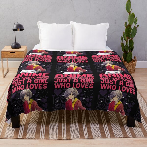 Item preview, Anime Art For Women Teen Girl Anime Merch Sketch Anime Lover Shirt designed and sold by OtiliaKlein.