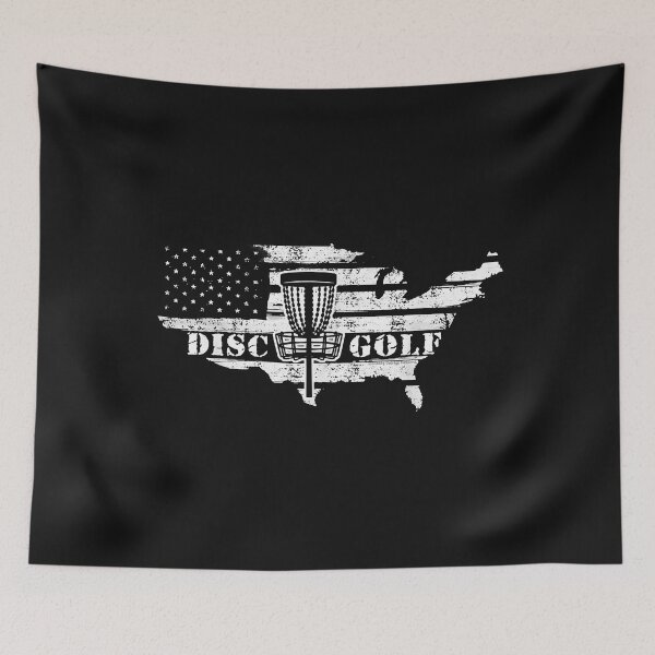 Item preview, Disc Golfing USA Grunge American Flag - Disc Golf designed and sold by Joni23414.