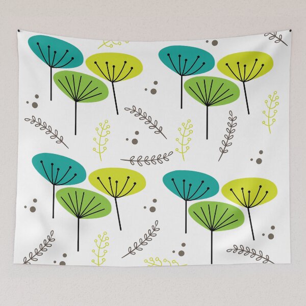 Item preview, Mid Century Flowers designed and sold by Lore White.