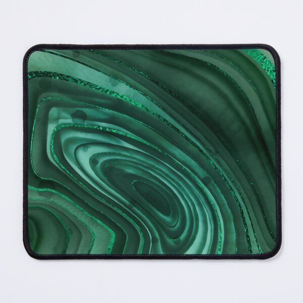 Item preview, Emerald green agate stone watercolor designed and sold by Orianah.